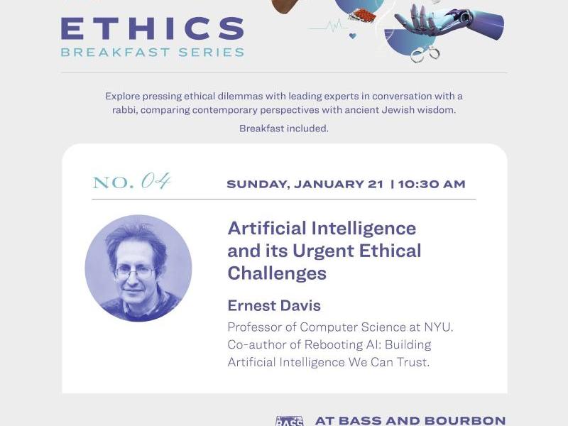 Ernest Davis - Artificial Intelligence and its Urgent Ethical Challenges