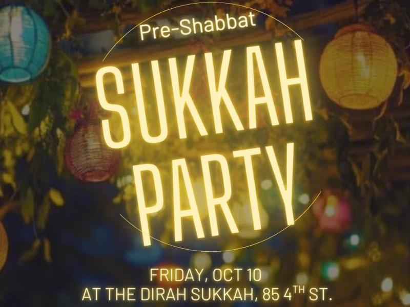 Pre Shabbat Happy Hour in the Sukkah 